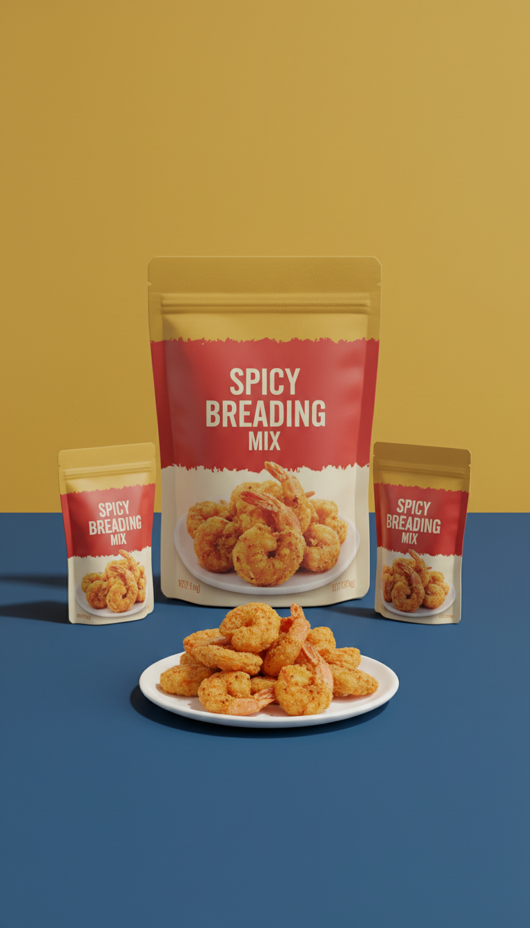 Spicy Shrimp Breading Mix Pouch